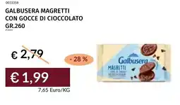Prezzemolo e Vitale Galbusera magretti con gocce di cioccolato offerta