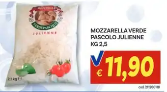 Vivo Supermercati Mozzarella verde pascolo julienne offerta