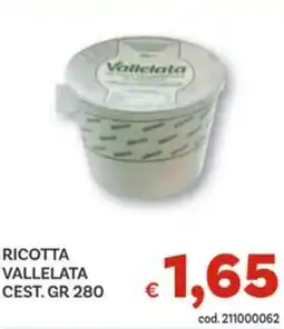 Vivo Supermercati Ricotta vallelata cest. offerta