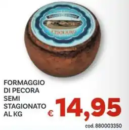 Vivo Supermercati Formaggio di pecora semi stagionato offerta