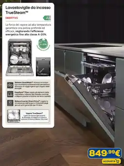 Euronics LG Lavastoviglie da incasso TrueSteam DB597TXS offerta