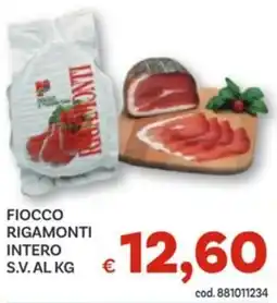 Vivo Supermercati Fiocco rigamonti intero s.v. offerta