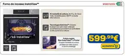 Euronics LG Forno da incasso InstaView WSED7613S offerta
