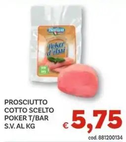 Vivo Supermercati Prosciutto cotto scelto poker t/bar s.v. offerta