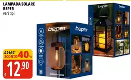 Tigros Lampada solare BEPER offerta