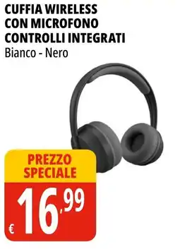 Tigros Cuffia wireless con microfono controlli integrati offerta