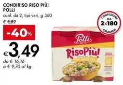 Bennet Condiriso riso più! POLLI offerta