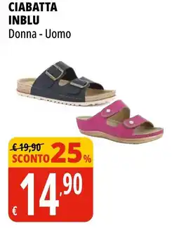 Tigros Ciabatta INBLU Donna - Uomo offerta