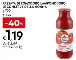 Bennet Passata di pomodoro lampomodoro LE CONSERVE DELLA NONNA offerta