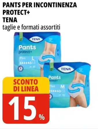 Tigros Pants per incontinenza protect+ TENA offerta