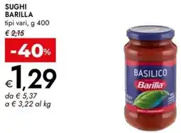 Bennet Sughi BARILLA offerta