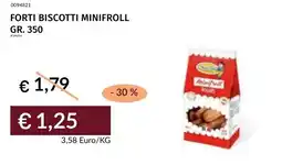 Prezzemolo e Vitale Forti biscotti minifroll offerta