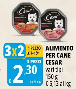 Tigros Alimento per cane CESAR offerta