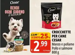 Tigros Crocchette per cane CESAR offerta