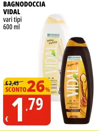 Tigros Bagnodoccia VIDAL offerta