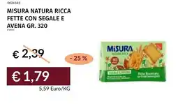 Prezzemolo e Vitale Misura natura ricca fette con segale e avena offerta