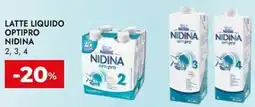 Bennet Latte liquido optipro NIDINA offerta