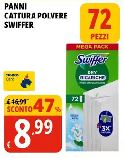 Tigros Panni cattura polvere SWIFFER offerta