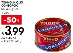 Bennet Tonno in olio CONSORCIO offerta