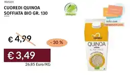 Prezzemolo e Vitale Cuoredi quinoa soffiata bio offerta