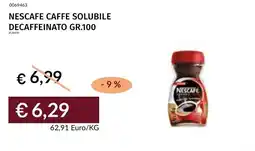 Prezzemolo e Vitale Nescafe caffe solubile decaffeinato offerta