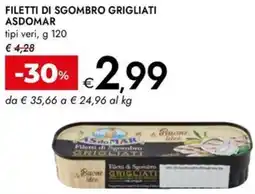 Bennet Filetti di sgombro grigliati ASDOMAR offerta