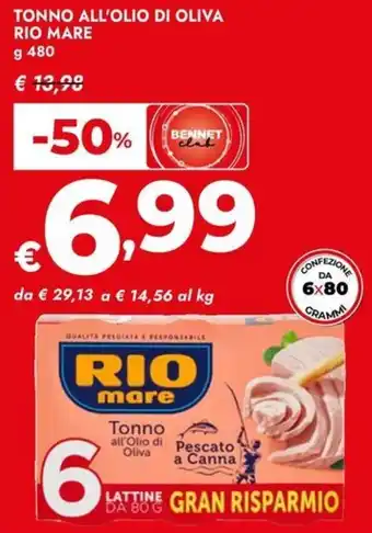 Tonno all'olio di oliva RIO MARE