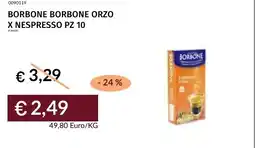 Prezzemolo e Vitale Borbone borbone orzo x nespresso offerta
