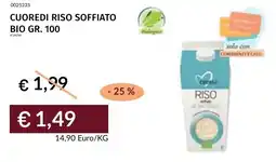 Prezzemolo e Vitale Cuoredi riso soffiato bio offerta