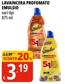 Tigros Lavaincera profumato EMULSIO offerta