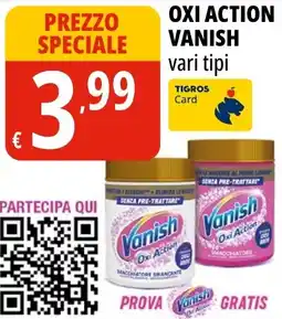 Tigros Oxi action VANISH offerta