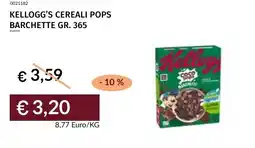 Prezzemolo e Vitale Kellogg's cereali pops barchette offerta