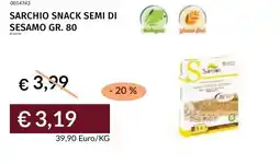 Prezzemolo e Vitale Sarchio snack semi di sesamo offerta