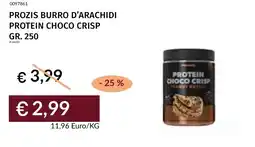 Prezzemolo e Vitale Prozis burro d'arachidi protein choco crisp offerta