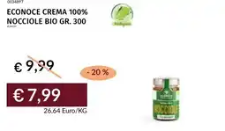 Prezzemolo e Vitale Econoce crema 100% nocciole bio offerta