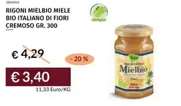 Prezzemolo e Vitale Rigoni mielbio miele bio italiano di fiori cremoso offerta