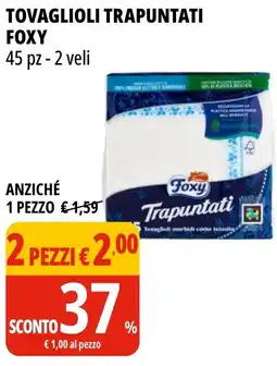 Tigros Tovaglioli trapuntati FOXY offerta