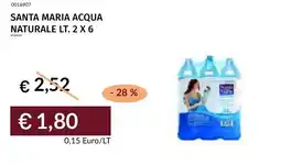 Prezzemolo e Vitale Santa maria acqua naturale offerta