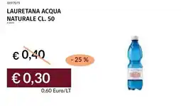 Prezzemolo e Vitale Lauretana acqua naturale offerta