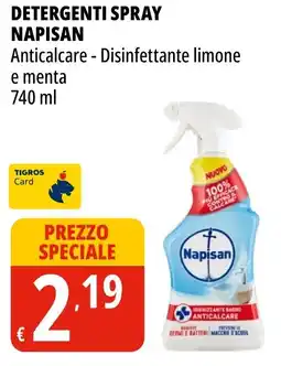 Tigros Detergenti spray NAPISAN offerta