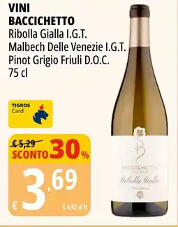 Tigros VINI BACCICHETTO offerta