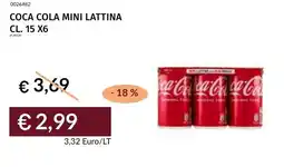 Prezzemolo e Vitale Coca cola mini lattina offerta