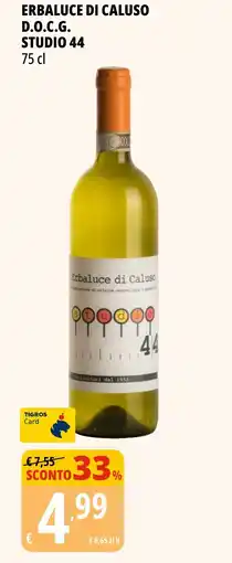Tigros Erbaluce di caluso D.O.C.G. STUDIO offerta