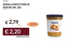 Prezzemolo e Vitale Zuegg confettura di pesche offerta