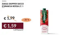 Prezzemolo e Vitale Zuegg skipper succo d'arancia rossa offerta