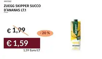 Prezzemolo e Vitale Zuegg skipper succo d'ananas offerta