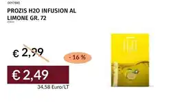 Prezzemolo e Vitale Prozis h2o infusion al limone offerta