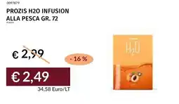 Prezzemolo e Vitale Prozis h2o infusion alla pesca offerta