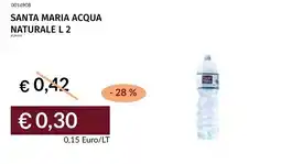 Prezzemolo e Vitale Santa maria acqua naturale offerta