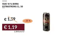 Prezzemolo e Vitale Faxe 10 % birra extrastrong offerta